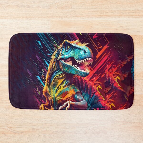 Item preview, Dinosaur Elegance: Vibrant Realism in Red Matrix designed and sold by MarinaFila.