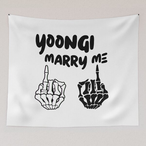 Item preview, BTS ''YOONGI MARRY ME'' designed and sold by Eldavilora.