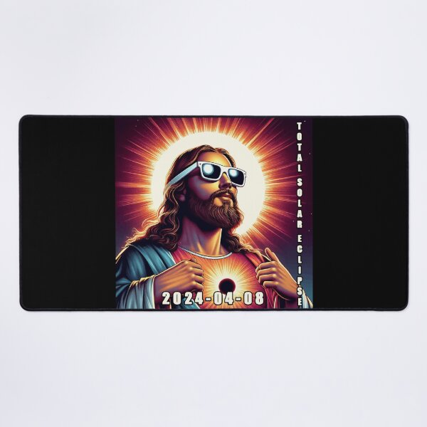 Item preview, Jesus Christ Total Solar Eclipse 2024 designed and sold by TomFrontierArt.