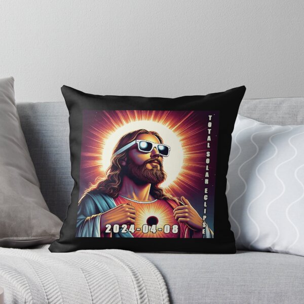 Item preview, Jesus Christ Total Solar Eclipse 2024 designed and sold by TomFrontierArt.