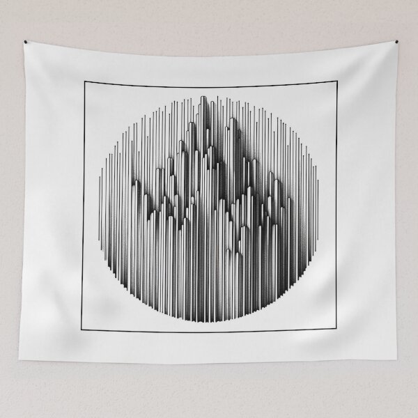 Item preview, Fine lines with relief effect in black and white designed and sold by Blessinger77.