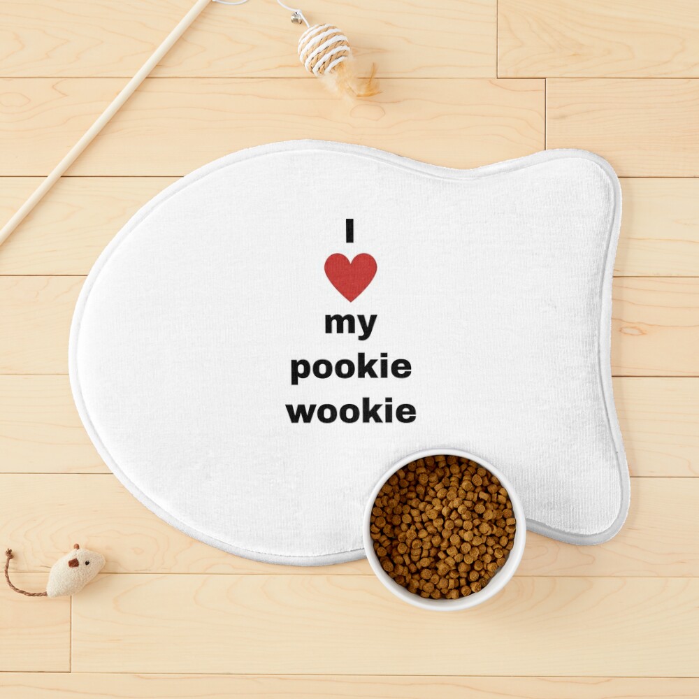 Pegatina for Sale con la obra «Amo a mi pookie wookie» de SeviRB | Redbubble