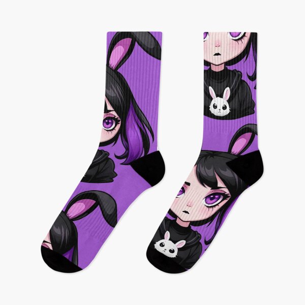 Item preview, Violet Goth Bunny Girl designed and sold by MadnessEnvelope.