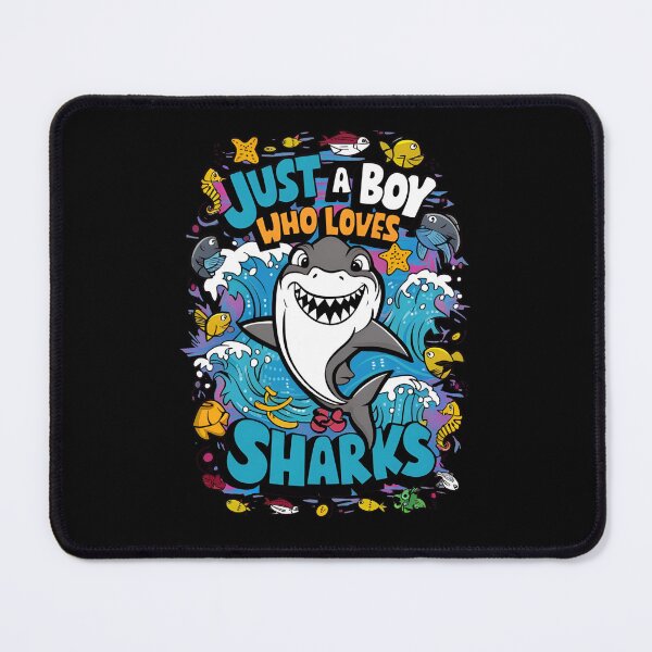 Item preview, Just a Boy Who Loves SHARK designed and sold by TahfahTk.