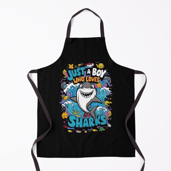 Item preview, Just a Boy Who Loves SHARK designed and sold by TahfahTk.