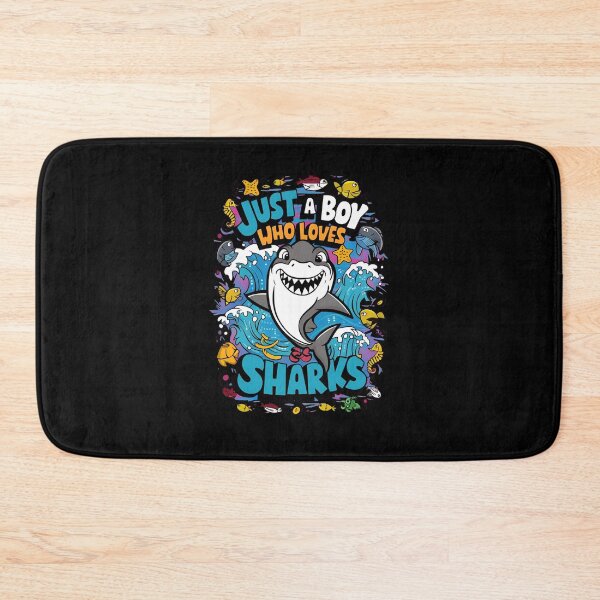 Item preview, Just a Boy Who Loves SHARK designed and sold by TahfahTk.