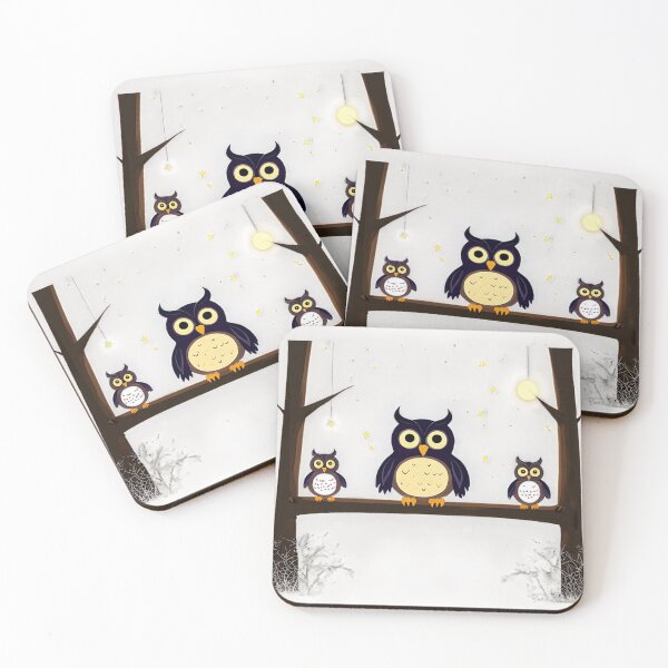 Item preview, Owl Family is in the Branch designed and sold by omerfdln34.