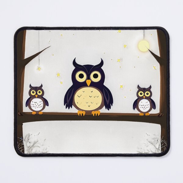 Item preview, Owl Family is in the Branch designed and sold by omerfdln34.