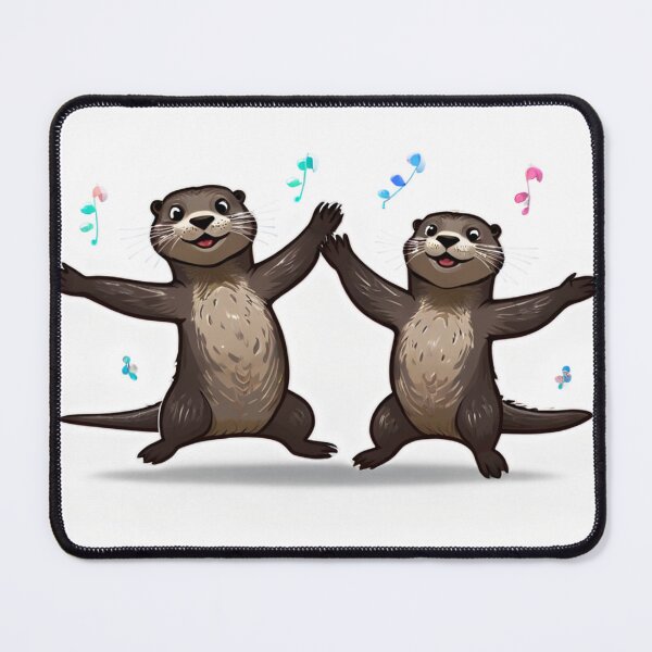 Item preview, Otters Cheerful Autumn Party designed and sold by omerfdln34.