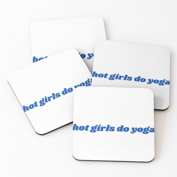 Item preview, hot girls do yoga, dark blue designed and sold by ChiWellness Shop.