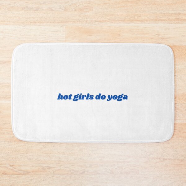 Item preview, hot girls do yoga, dark blue designed and sold by ChiWellness Shop.