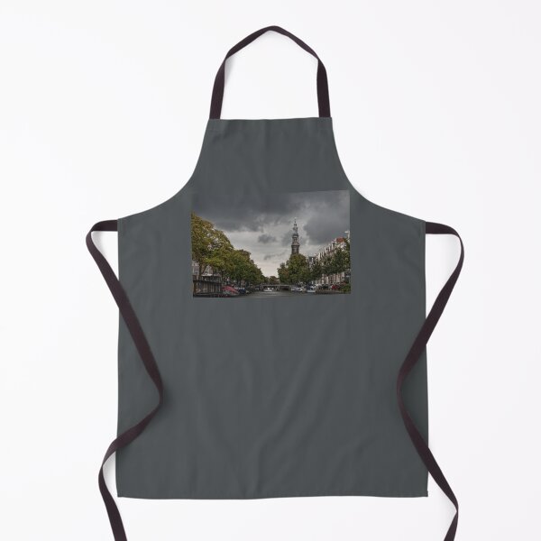Item preview, Scenic Amsterdam: Canal View with Western Tower and Quaint Merchants' Houses designed and sold by InbalTurShalom.