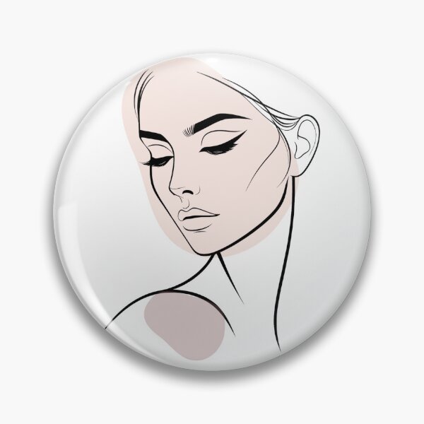 Item preview,  One line woman face drawing, Single line art designed and sold by MusesWhispers.
