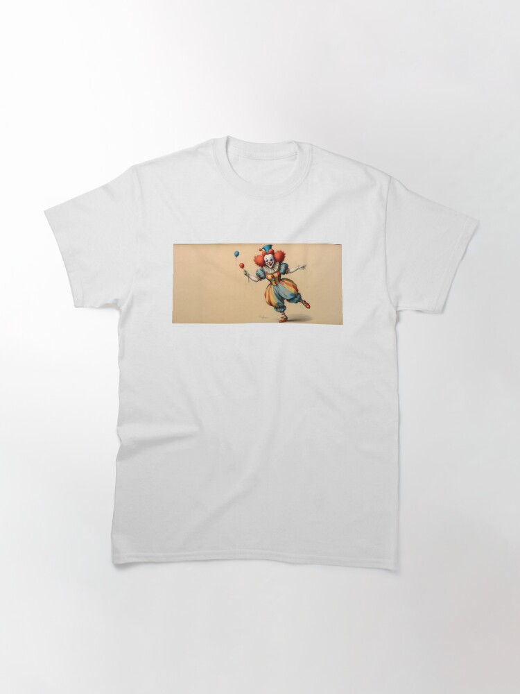 Thumbnail 3 of 7, Classic T-Shirt, Circus Clown Fantasy 1 designed and sold by McMuggles.
