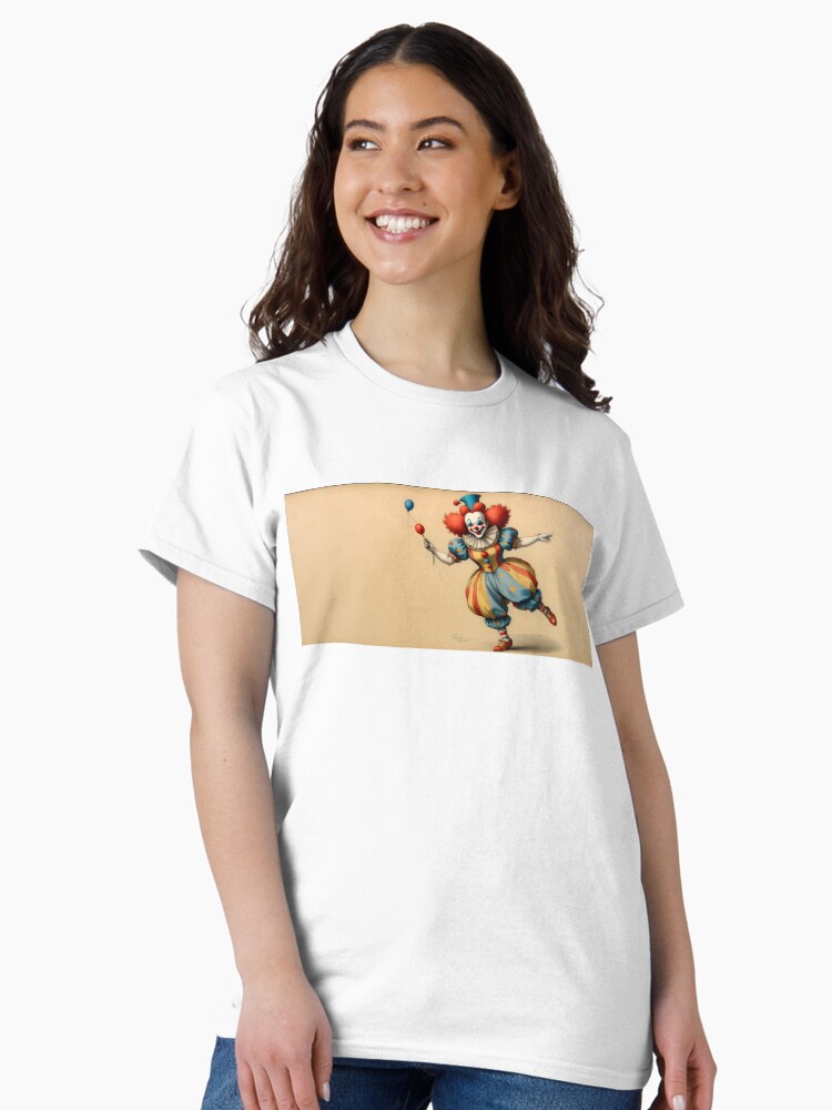 Thumbnail 2 of 7, Classic T-Shirt, Circus Clown Fantasy 1 designed and sold by McMuggles.