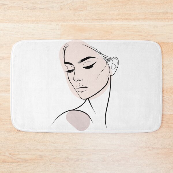 Item preview,  One line woman face drawing, Single line art designed and sold by MusesWhispers.