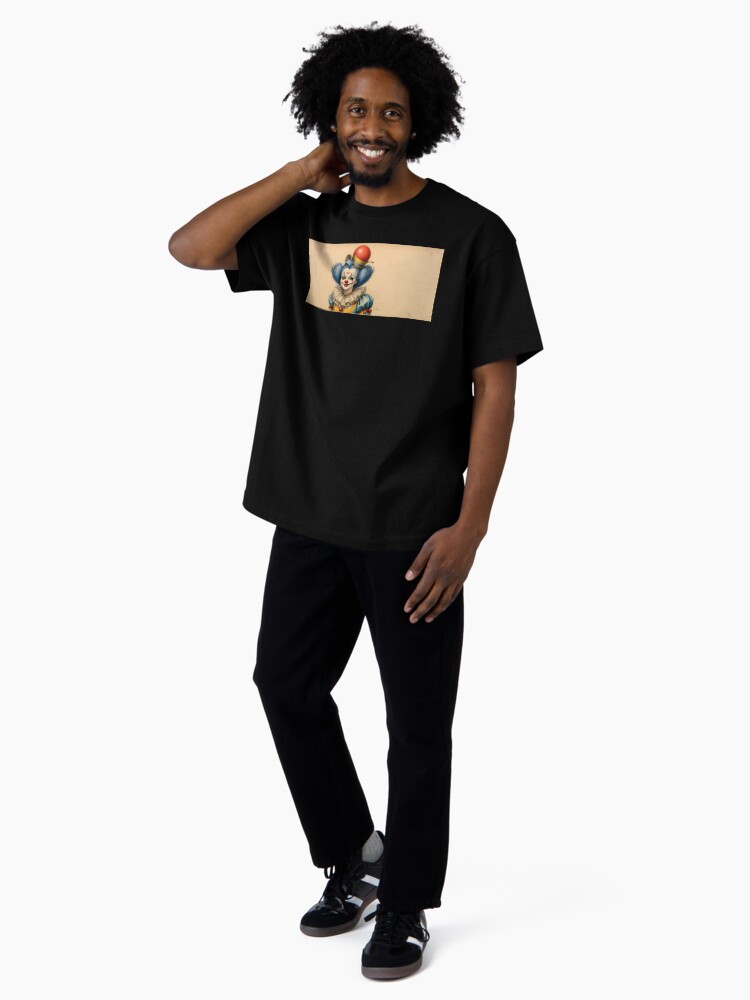 Thumbnail 4 of 7, Oversized T-Shirt, Circus Clown Fantasy 2 designed and sold by McMuggles.