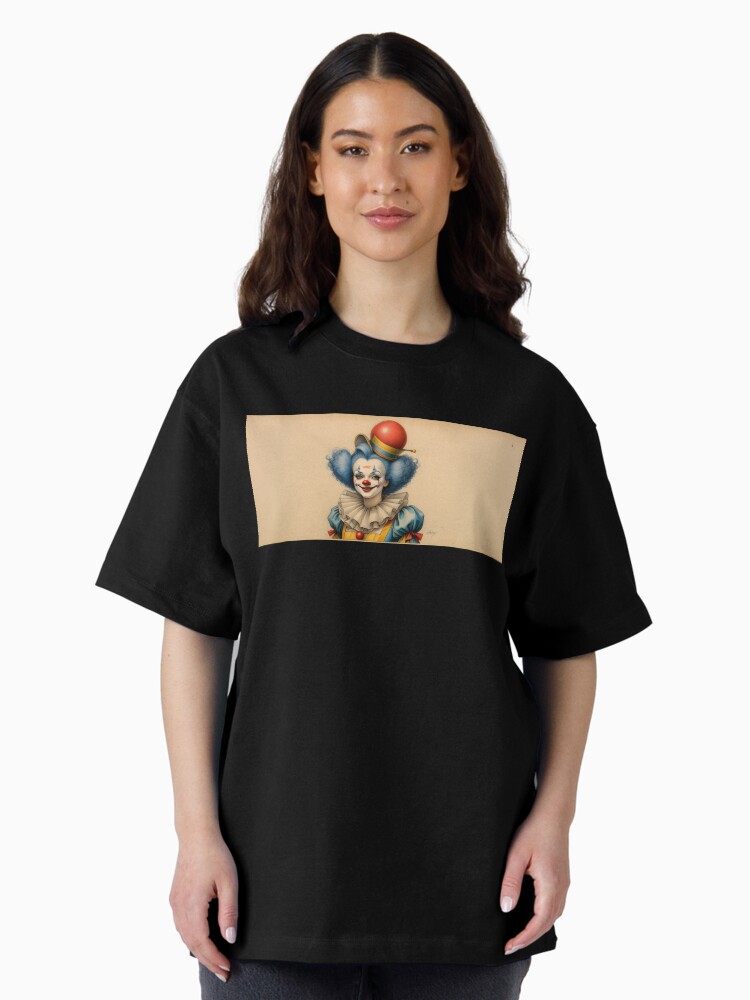 Thumbnail 1 of 7, Oversized T-Shirt, Circus Clown Fantasy 2 designed and sold by McMuggles.