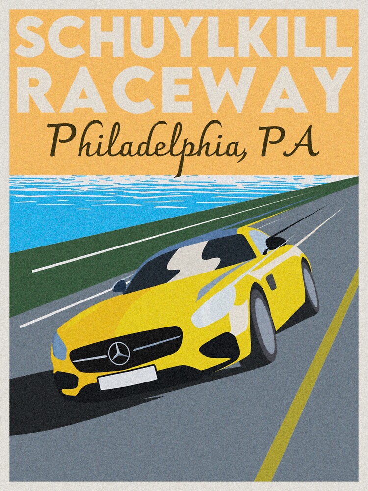 Thumbnail 3 of 3, Sticker, Schuylkill Raceway designed and sold by Rockys-Randoms.