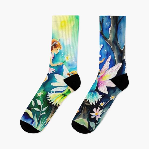 Item preview, Watercolor Fairies designed and sold by BeeTheArtCo.
