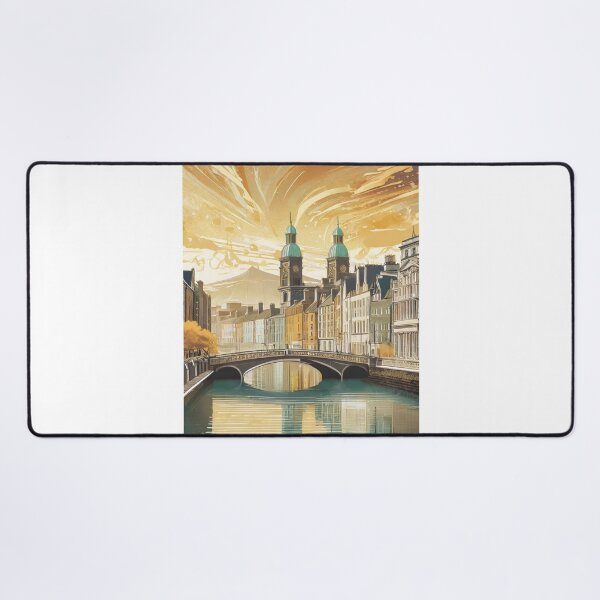 Item preview, Vintage Dublin Travel Poster - Retro Charm of Ireland in Minimalist Design designed and sold by pod24.