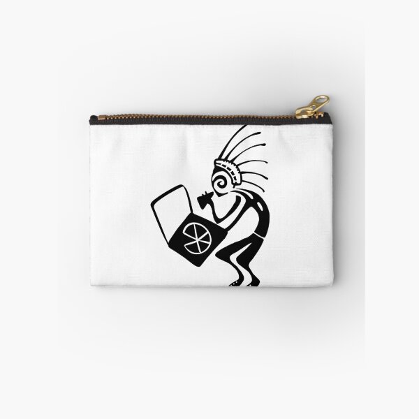 Item preview, Kokopelli pizza black designed and sold by nogamax.