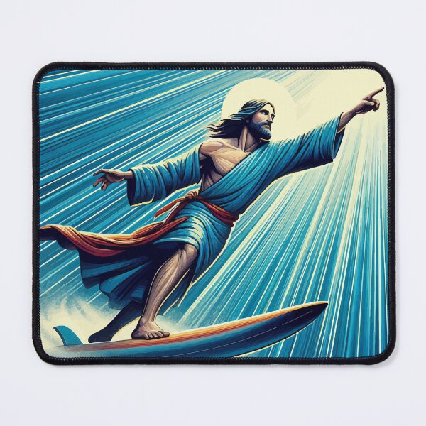 Item preview, Jesus Christ Surfing designed and sold by TomFrontierArt.