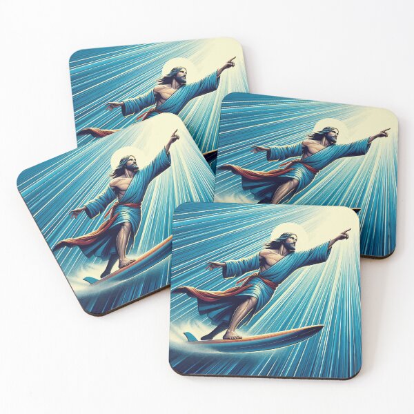 Item preview, Jesus Christ Surfing designed and sold by TomFrontierArt.