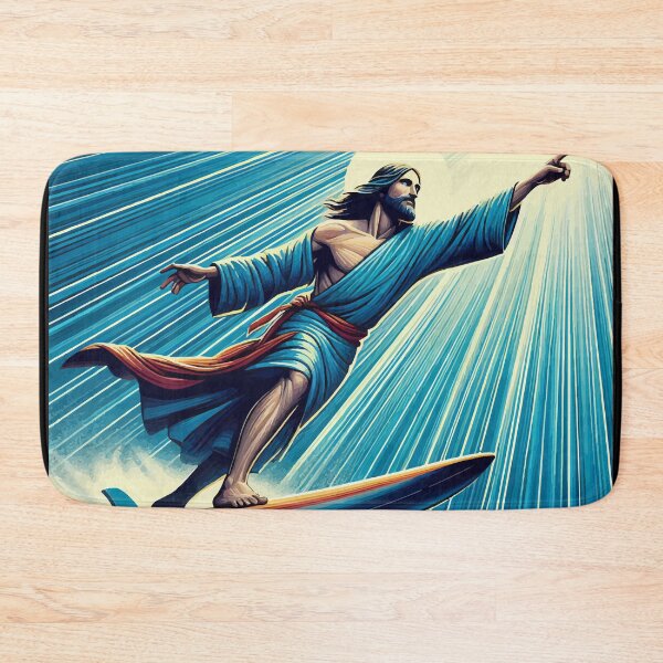 Item preview, Jesus Christ Surfing designed and sold by TomFrontierArt.
