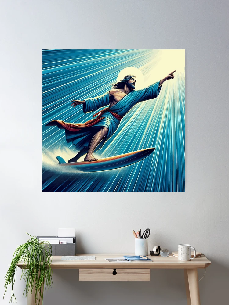 Jesus Christ Surfing