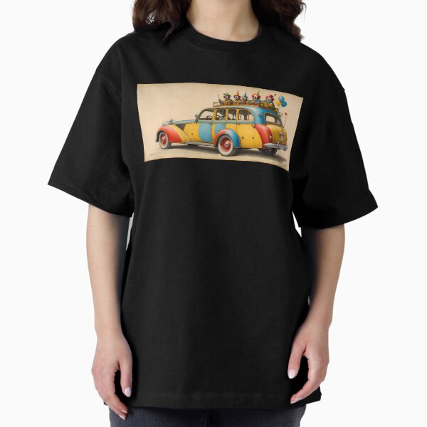 Circus Clown Fantasy 4 Oversized T-Shirt