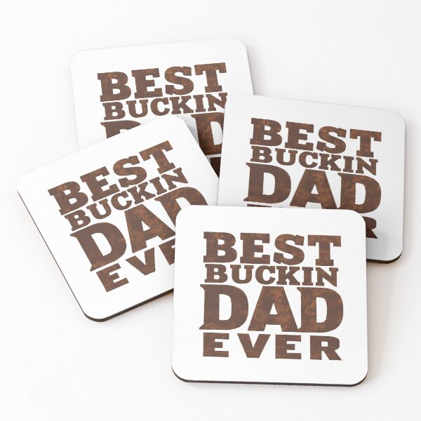 Item preview, best buckin dad ever typography design designed and sold by brokenpones.