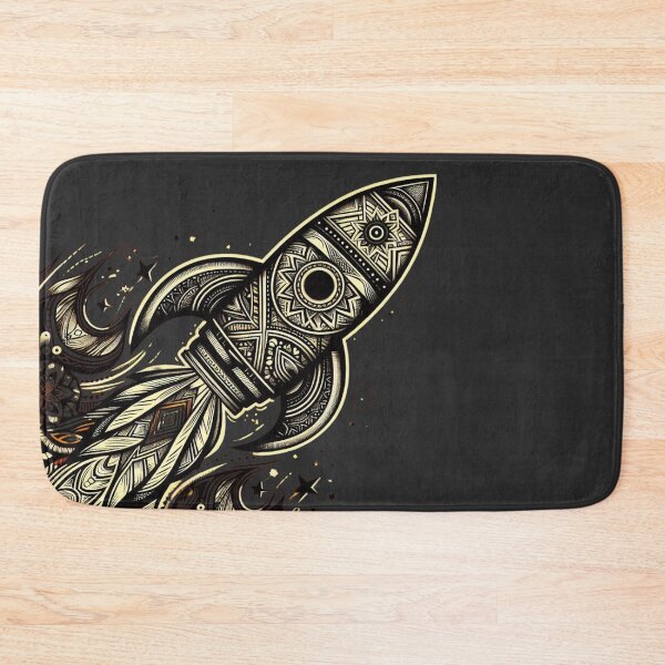 Item preview, ETHNIC PATTERNED ROCKET designed and sold by KoalaArtStudio.