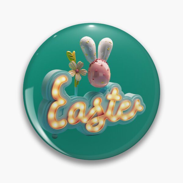Item preview, Whimsical Easter Typography in 3D designed and sold by Ace Apparel  Attire.