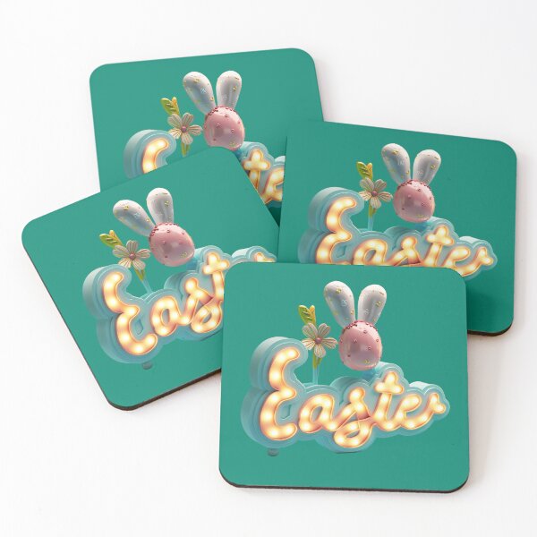 Item preview, Whimsical Easter Typography in 3D designed and sold by Ace Apparel  Attire.