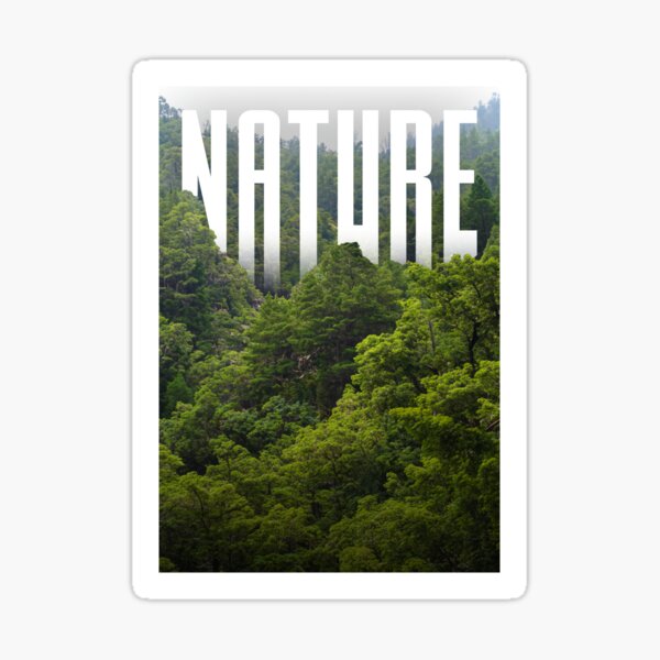 Nature Poster Sticker