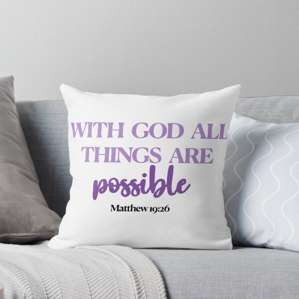 Item preview, Matthew 19:26 With God All Things Are Possible designed and sold by RBCreationsinMI.