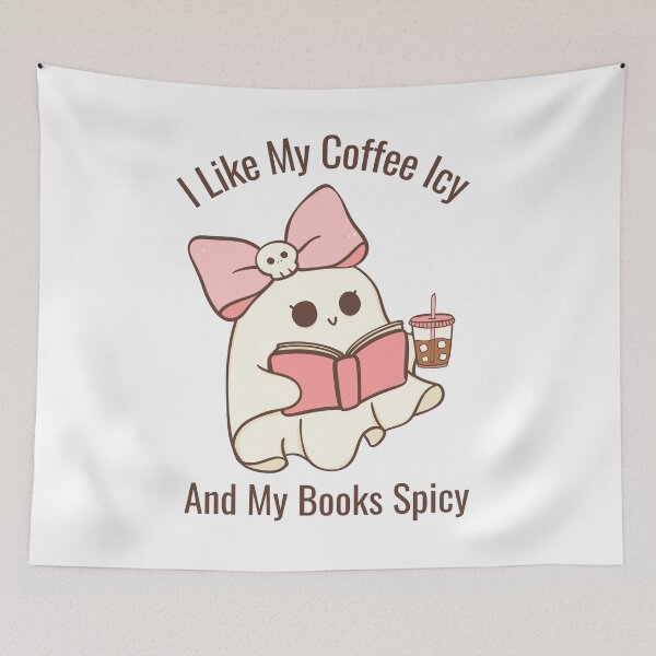 Item preview,  I Like My Coffee Icy And My Books Spicy designed and sold by dooddles.