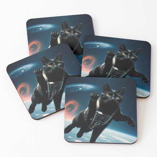 Item preview, Flying black cat designed and sold by saly55887.