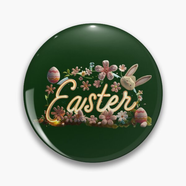 Item preview, Charming Easter Text: 3D Rendering designed and sold by Ace Apparel  Attire.