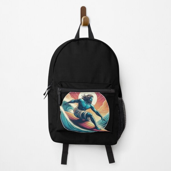 Item preview, Retro Jesus Christ On Surfboard designed and sold by TomFrontierArt.