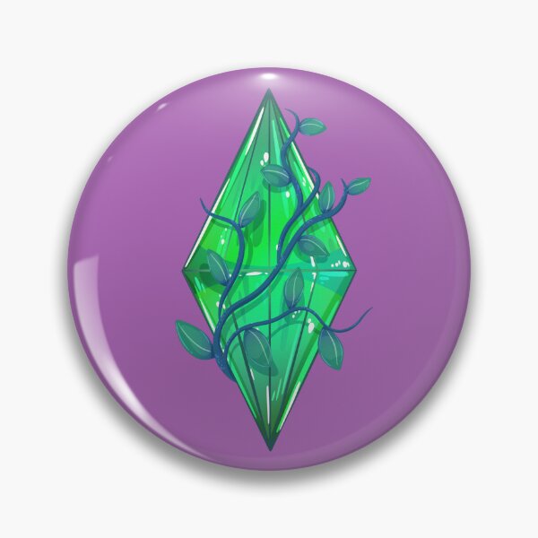 Item preview, Spring green plumbob with a sprig of plant designed and sold by feannaart.
