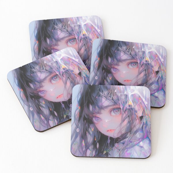 Item preview, Mystic Iridescent Spectral Anime Girl designed and sold by bubblegoth.
