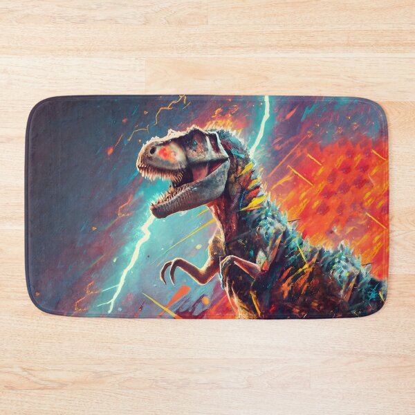 Item preview, Dinosaur Elegance: Vibrant Realism in Red Matrix designed and sold by MarinaFila.