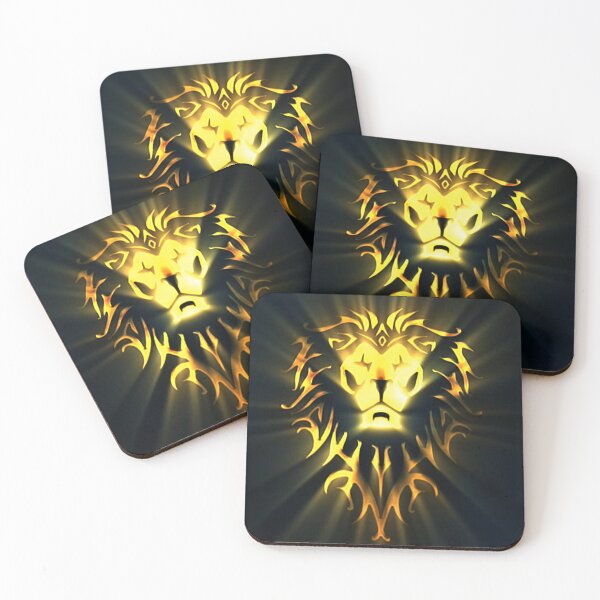 Item preview, World of warcraft game Alliance logo - WoW - gold designed and sold by Magic3D.