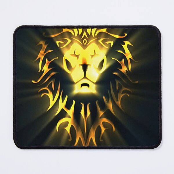 Item preview, World of warcraft game Alliance logo - WoW - gold designed and sold by Magic3D.