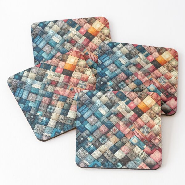 Item preview, A patchwork pattern.  designed and sold by ShazellArt.