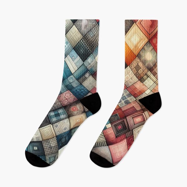 Item preview, A patchwork pattern.  designed and sold by ShazellArt.