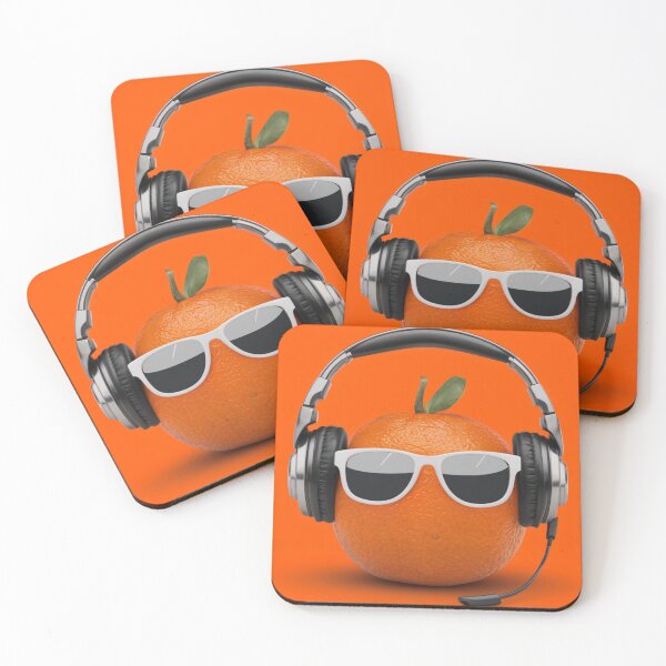 Item preview, Orange Headphones  designed and sold by FOXandJAY.
