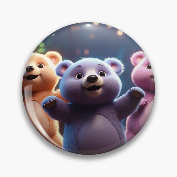 Item preview, Three colorful bears designed and sold by saly55887.
